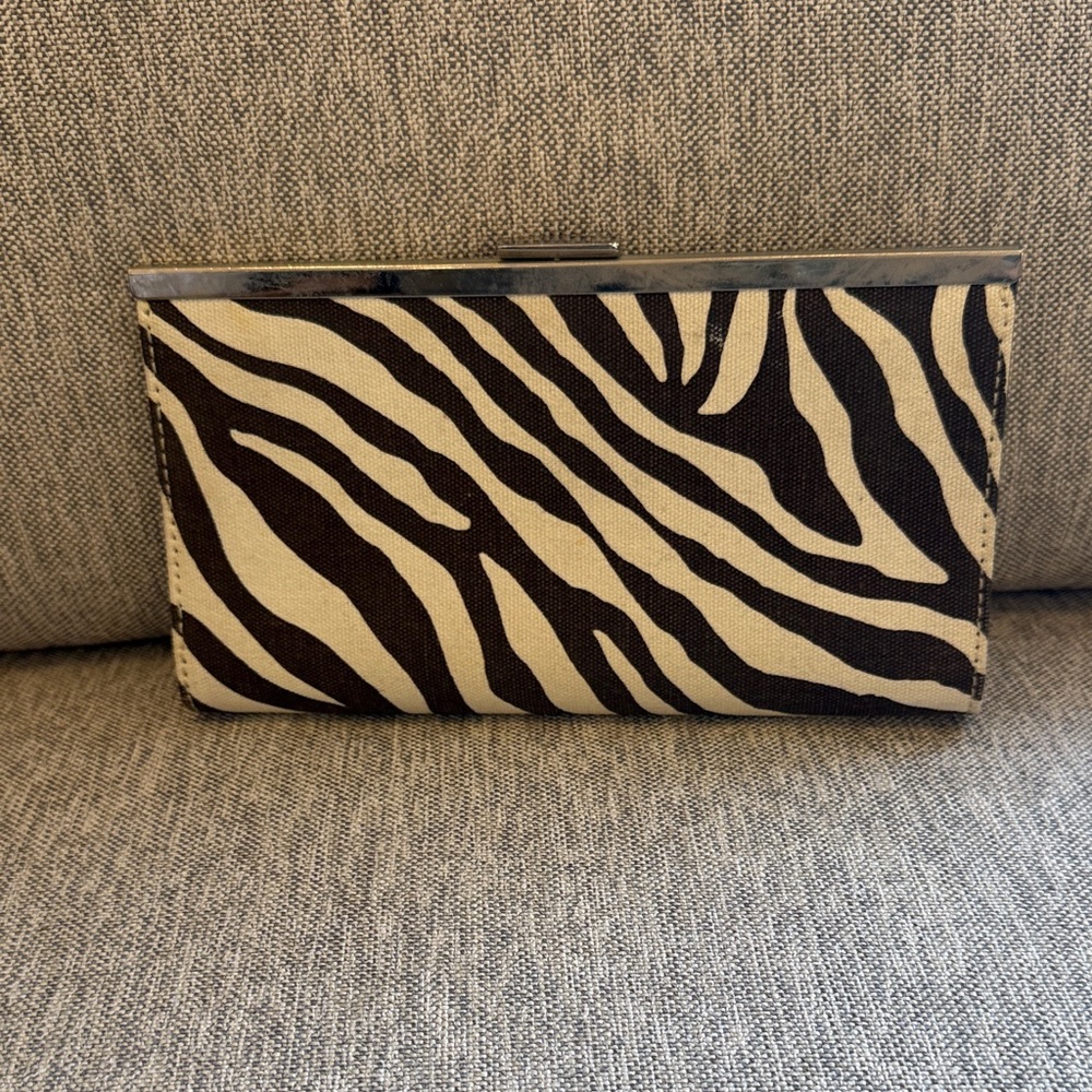 Banana Republic Zebra Print Clutch